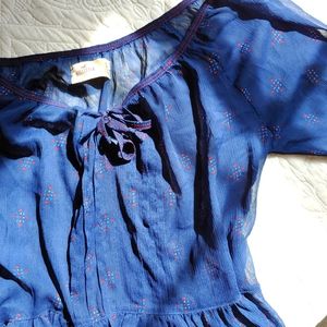 Hollister Peasant Blouse